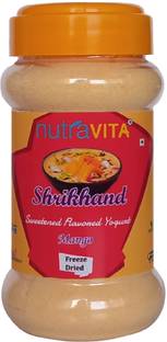 Nutra Vita Freeze Dried Rehydratable Mango Shrikhand (Indian Yogurt) Powder 125 g
