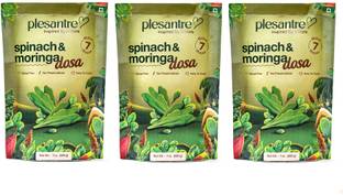 plesantre Spinach & Moringa Dosa - Instant Ready to Cook Breakfast Dosa Batter Premix 600 g
