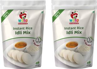 WOHP Ready-to-Cook Rice Idli Mix | Instant Breakfast | Soft & Fluffy 400 g