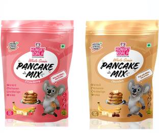HUNGRY KOALA Wholegrain Strawberry and Chocolate Pancake , Sorghum ,Oats,Moong Dal,Dates 400 g
