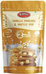 DYNUT Vanilla Pancake & Waffle Mix,Vanilla chocochips | Instant Breakfast Mix for Kids 220 g