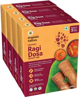 Organic Tattva Organic Ragi Dosa Instant Ready Mix 800 Gram 200 g