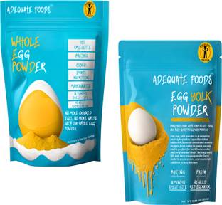 Adequate foods Whole Egg Powder And Egg Yolk Powder Easy to Use, Long Shelf Life 500 g