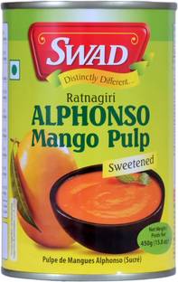 SWAD Ratnagiri Alphonso Pure Mango Pulp – 450g 450 g