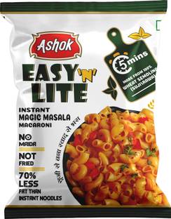 Ashok Easy'n Lite Magic Instant Macaroni 55 g (Pack of 12) Pasta