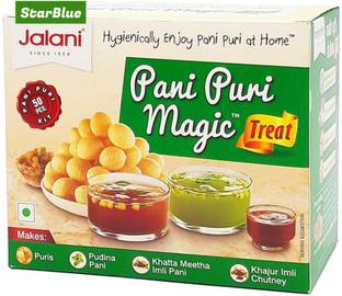StarBlue instant ready mix pani puri kit with pudina,khatta meetha,imly chuteny powders 220 g