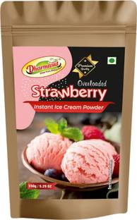 Dharmasut Premium Strawberry Ice cream mix Powder with Extra Softness 150 g