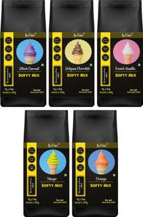 La Casa Soft Serve or Softy Premix - Combo of 5 Flavors | Extra Creamy | 1250 g