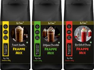 La Casa French Vanilla+Belgian Chocolate+Red Velvet Cheese Frappe Mix | 900 g