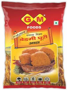 GM FOODS Instant Ready to Cook Bedmi Poori Mix|1Kg Healthy and Tasty Puri Atta 1000 g