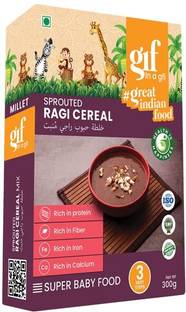g1f in a gfi Sprouted Ragi Cereal Mix 300gm 300 g