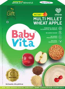 Babyvita Multi Millet Wheat Apple Powder|No Added Salt/Sugar/Chemicals 280 g