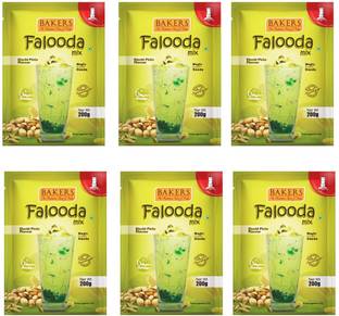 Bakers Elaichi Pista Flavored Falooda Mix | 100% Veg | Creamy & Nutty 1200 g