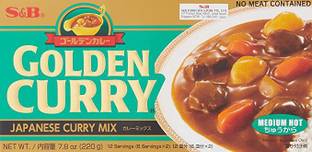 UMAI Golden Curry Sauce Mix, (Japanese Curry Mix) (Medium Hot) 220 g
