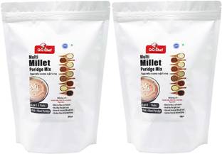 QQ Chef Multi Millet Porridge Mix | Multi Millet Kanji Mix (50gm x 12 Packs) 600 g