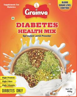 grainva Diabetes Health Mix Health Drink for Diabetes Diabetic Friendly Supplement for Diabetes Sathumaavu powder Nutrition Health Drink Instant Porridge Multigrain energy malt low GI Gluten free Sprouted Health Mix Sugar control mix 100%natural 32 Ingredients 400 g