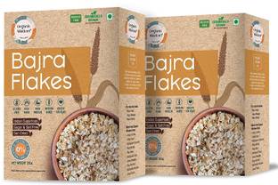 Organic Wisdom by Organic Wisdom 100% Natural Bajra Flakes | Gluten Free | Rich in Protein & Fibre | Sun Dried Box