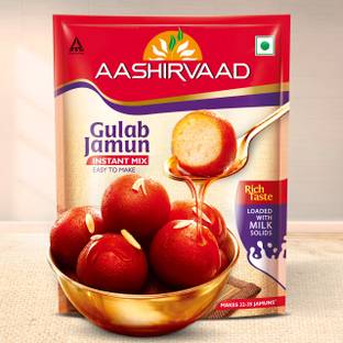 AASHIRVAAD Instant Mix Gulab Jamun,Easy to Make Soft & Delicious Gulab Jamuns 500 g