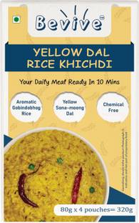 bevive YellowDal Rice Khichdi In 10 Minutes-4x80g= 320 g