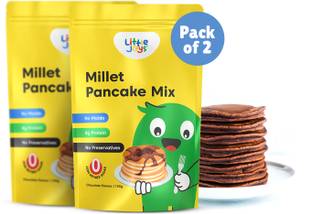 Little Joys Millet Pancake Mix | No Refined Sugar & Maida | Oats, Ragi & Jowar | Chocolate 150 g