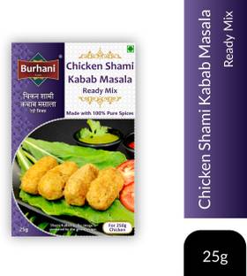 Burhani Foods Chicken Shami Kabab Masala Ready Mix | Pure Spice Mix | Flavorful | Easy to Cook 25 g