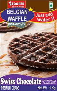 SOOPER BELGIAN WAFFLE PREMIX SWISS CHOCOLATE FLAVOUR 1 kg