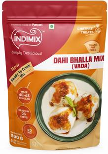 INDIMIX Instant Ready to Cook Dahi Bhalla Mix | Ready In 3 Steps | Healthy & Tasty 500 g