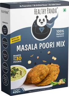 HEALTHY PANDA Masala Poori Atta (400 Gm)-Bedmi poori atta-Ready to cook-Instant-breakfast food 400 g