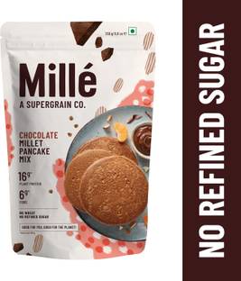 Millé: A Supergrain Co. NO MAIDA Chocolate Millet Pancake, Low Sugar, High Plant Protein 250 g