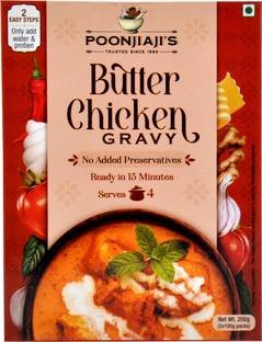 poonjiaji"s Ready To Cook Butter Chicken Gravy, 200g 200 g