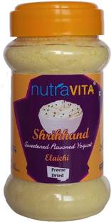 Nutra Vita Freeze Dried Rehydratable Elaichi Shrikhand (Indian Yogurt) Powder 125 g