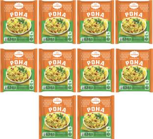 Namaste Chai Breakfast Poha, Instant Poha in 3 Mins, (60g X 10 Pouch) 60 g