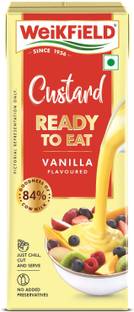 WeiKFiELD Ready To Eat Custard Powder Vanilla Flavor Tetra Pack 200 g