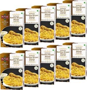 Burhani Foods Authentic Bombay Biryani Masala Ready Mix | Aromatic | Flavorful | Pure Spice | 60 g