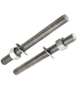 DECENT AIR SYSTEM M8 Galvanized Fully Threaded Rod 165mm Long 5Pcs 8mm Rebar