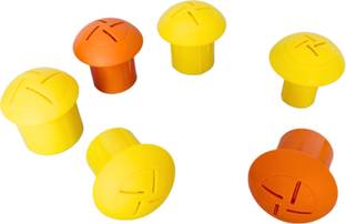 ASTAVINAYAK Ashtvinayak Plastic Rebar Mushroom Safety Cap- (Orange) (400) 18-25MM Rebar