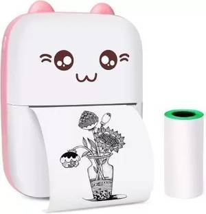 Shri Radha Krishna Inkless Bluetooth Pocket Printer for Prints Picture Receipt Tags Barcode Labels Thermal Receipt Printer