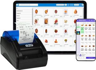 Ezo 58MM 2 Inch Inch USB & Bluetooth + 1 Year Software Wired Billing Machine Thermal Receipt Printer