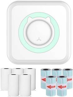 SERPLEX Mini Printer, Portable Thermal Inkless Printer for Mobile, Bluetooth Inkfree Thermal Receipt Printer