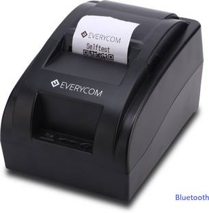 EVERYCOM EC-58 58mm (2 Inches) Monochrome Desktop (1 Year Warranty) (USB + Bluetooth) Thermal Receipt Printer