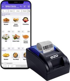 Ezo 58MM 2 Inch Inch USB & Bluetooth 1 Year Software Wired Billing Machine Thermal Receipt Printer