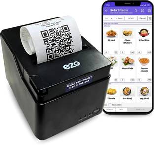 Ezo 80MM 3 Inch Auto Cutter Printer with 1 Month Free Billing Software Thermal Receipt Printer