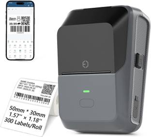 Q-IMAGE Bluetooth Printer Mobile Support Thermal Printer | Upto 2 inch Printer Multi-function Color Thermal Transfer Printer