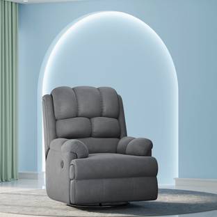 The Sleep Company Luxe Motorised 3R Rocking Revolving Fabric Powered Rocker Recliner