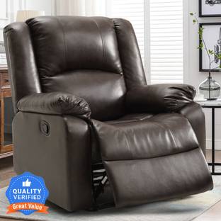 Seventh Heaven Leatherette Manual Recliner