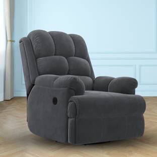 The Sleep Company Luxe Motorised 3R Rocking Revolving Fabric Powered Rocker Recliner
