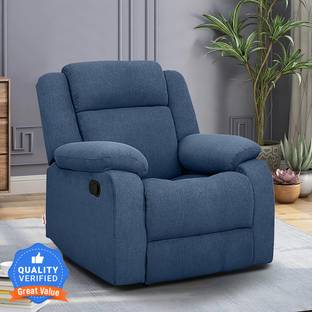 duroflex Single Seater Avalon Fabric Manual Recliner