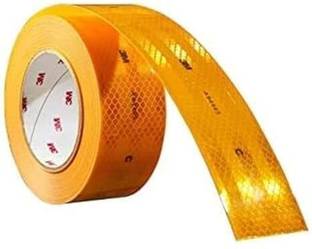 Darshana Radium High Intensity Bright Conspicuity Tape 2in 3m 12 feet 50.8 mm x 3 m Yellow Reflective Tape