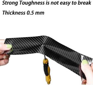 JUST MOD Anti Scratch Carbon Nano Fiber Ppf Tape 5d Glossy For Car Protection 50 Mm X 5 M 50 mm x 5 m Black Reflective Tape