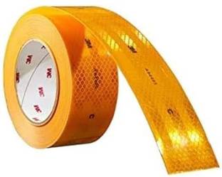 mnu 3M Self Adhesive Reflective Tape 50 mm x 10 m Yellow Reflective Tape